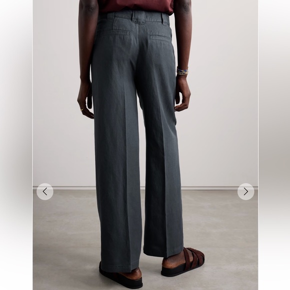 Alex Mill Madeline Pleated Wide Leg Pants - Picture 2 of 8